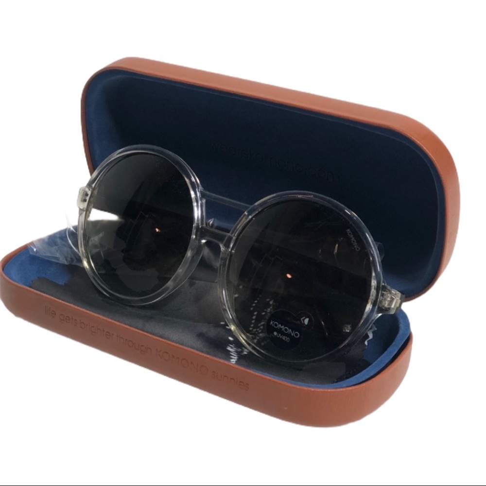 KOMONO Coco Clear/Tortoise Sunglasses (NEW… - Picture 3 of 10